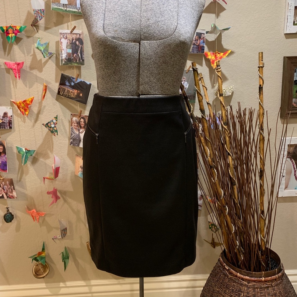 Faux Leather Pencil Skirt